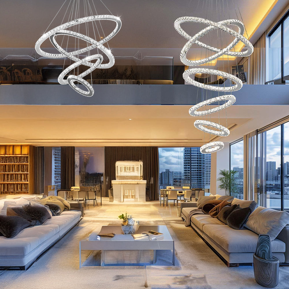4/6Rings Crystal Chandelier by USOR - Australian Chandelier Store