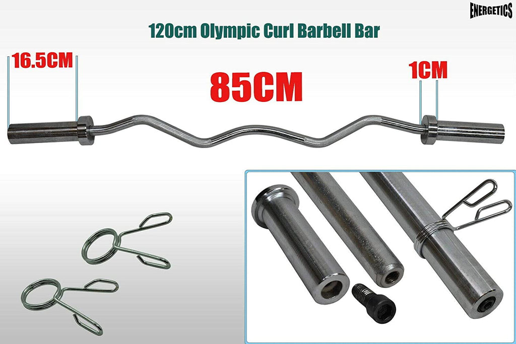 Workout Olympic Cruved barbell 120cm Bar