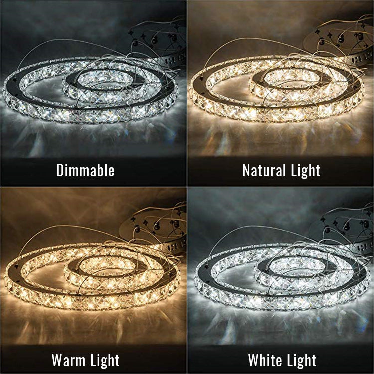 4/6Rings Crystal Chandelier by USOR - Australian Chandelier Store