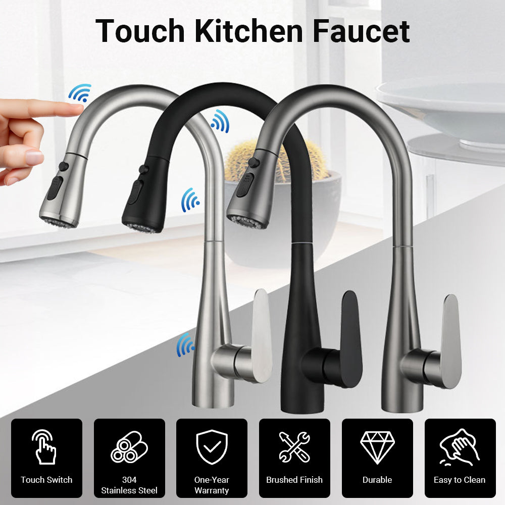 Touch Control Kitchen Mixer Tap by USOR - Australian Furniture & Homeware Store