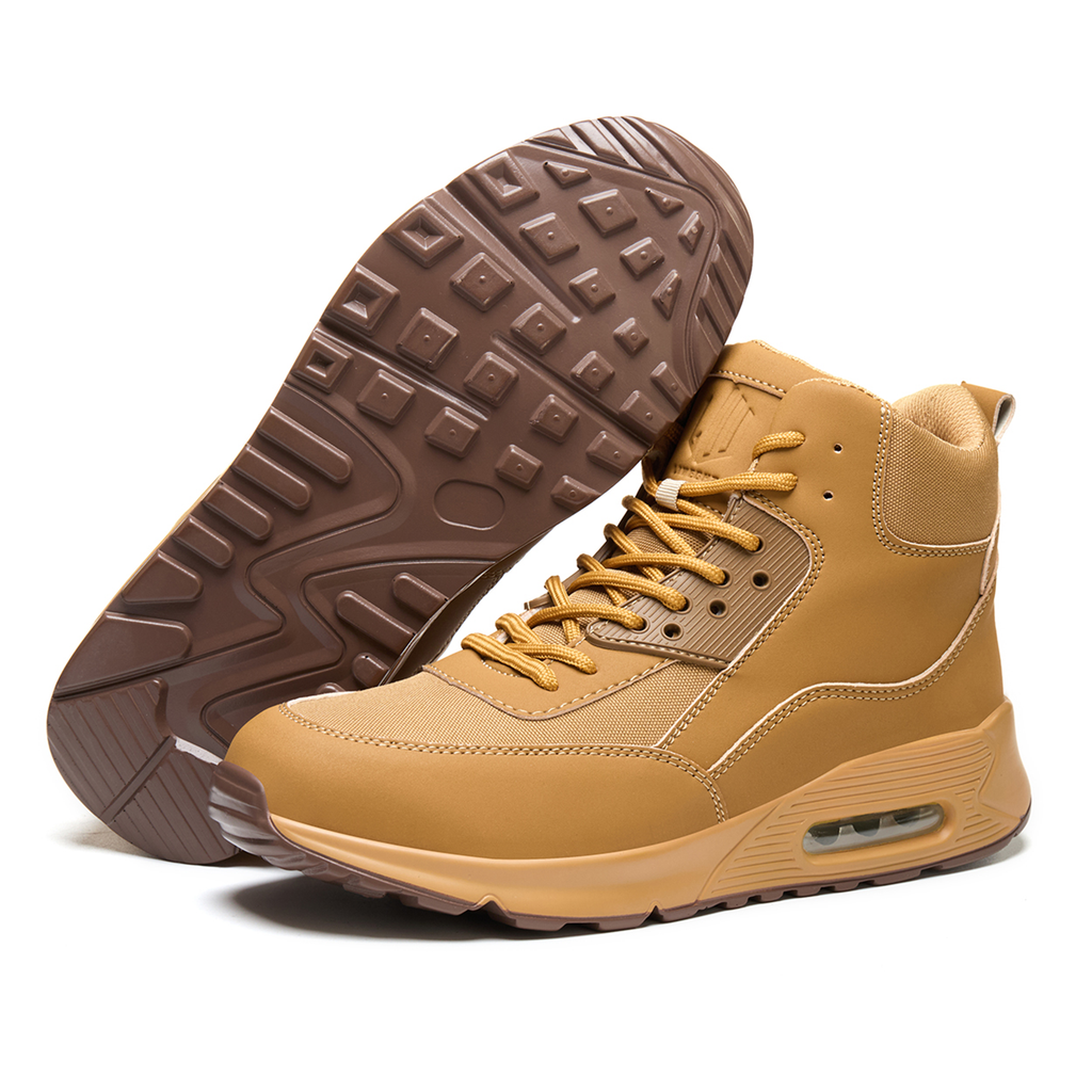 Work Boots Safety Shoes Heavy Duty Wheat