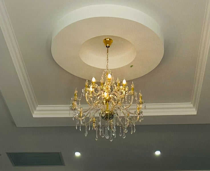 8 Lights Crystal Chandelier by USOR - Australian Chandelier Store