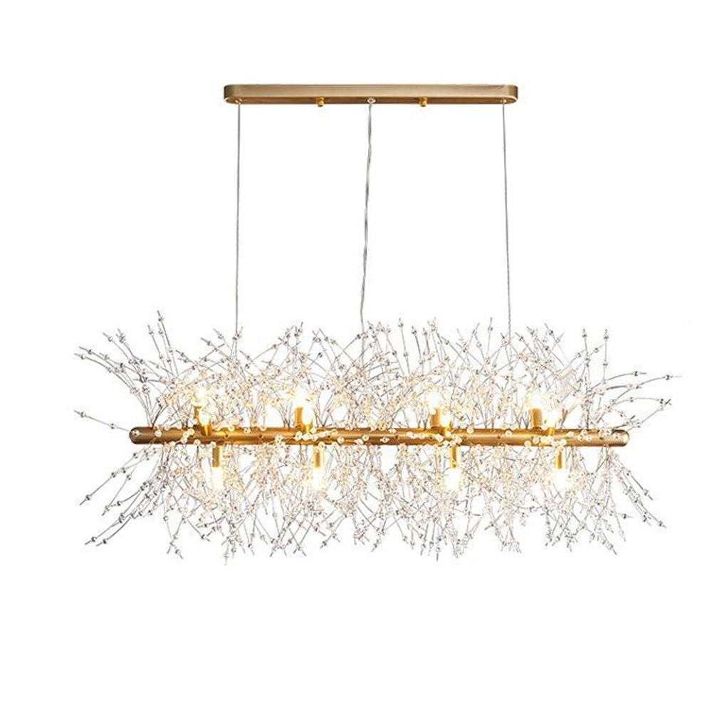 Modern Chandelier Firework 12 Lights 3 Colors Dandelion Pendant Ceiling Light