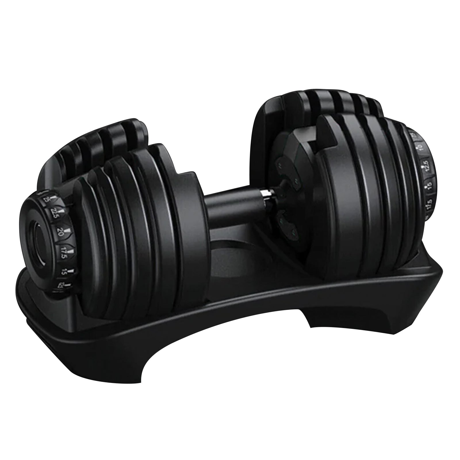 48kg/80kg Adjustable Dumbbells Set Weight Plates Home Gym Fitness Exercise