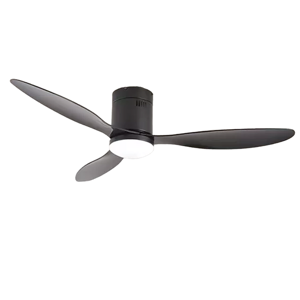 52'' Modern Ceiling Fan with 3 Colors Light Remote Control Extreme Light XIDING-3-P-2B-52-L