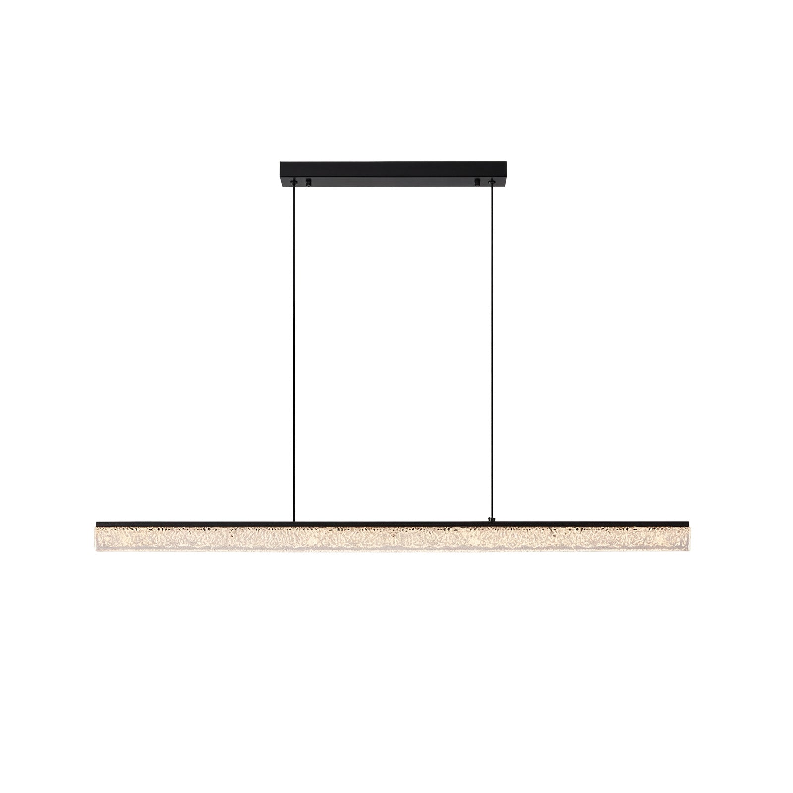 Crackle Resin Linear Pendant Light Modern Minimalist Dining Chandelier CL-LSCC