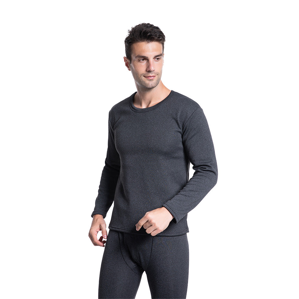 Men's Long Johns Set Thermal Underwear Top Bottom Set Fleece Lined Winter  Warm