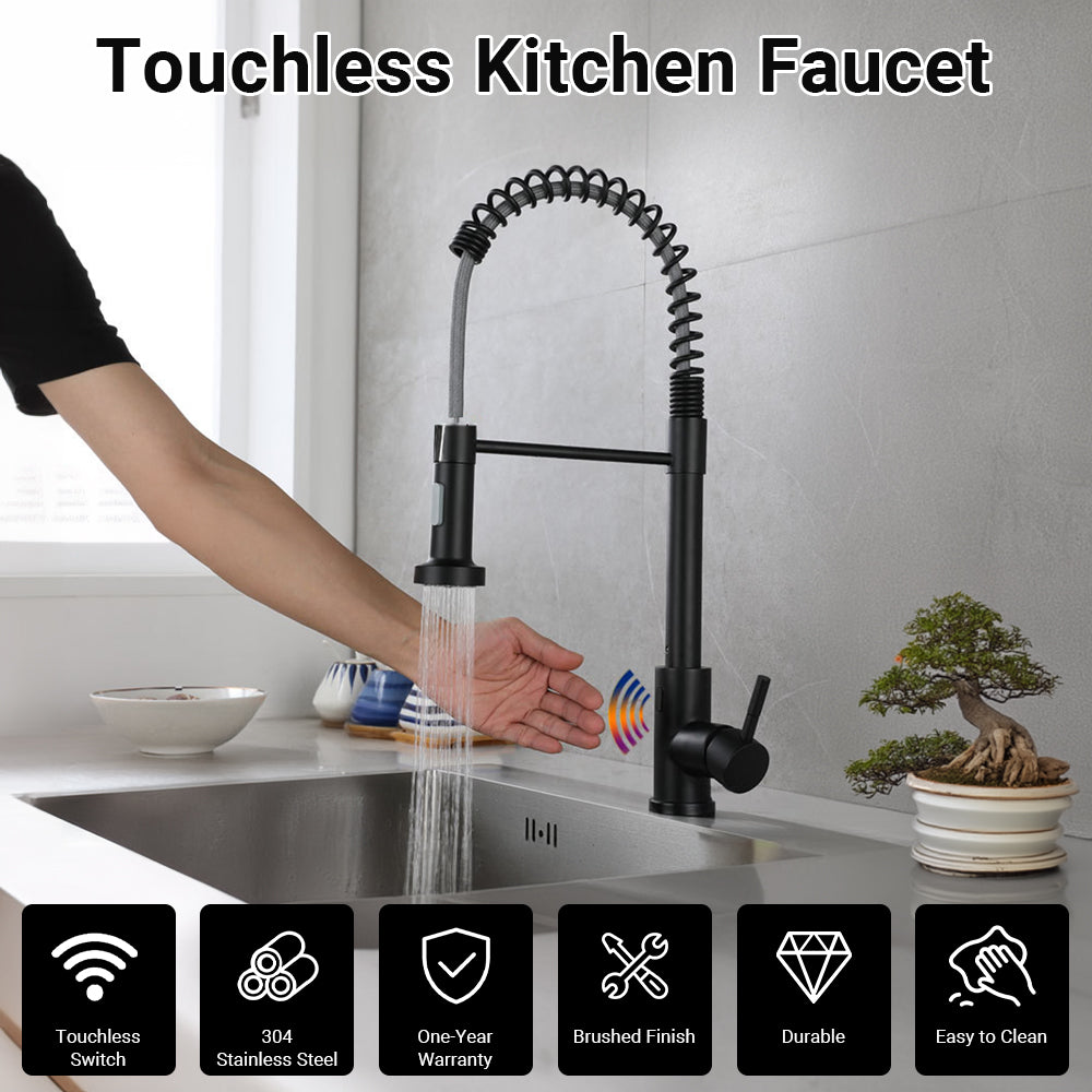 Smart Sensor Swivel Pull Out Kitchen Mixer Tap by USOR - Australian Furniture & Homeware Store