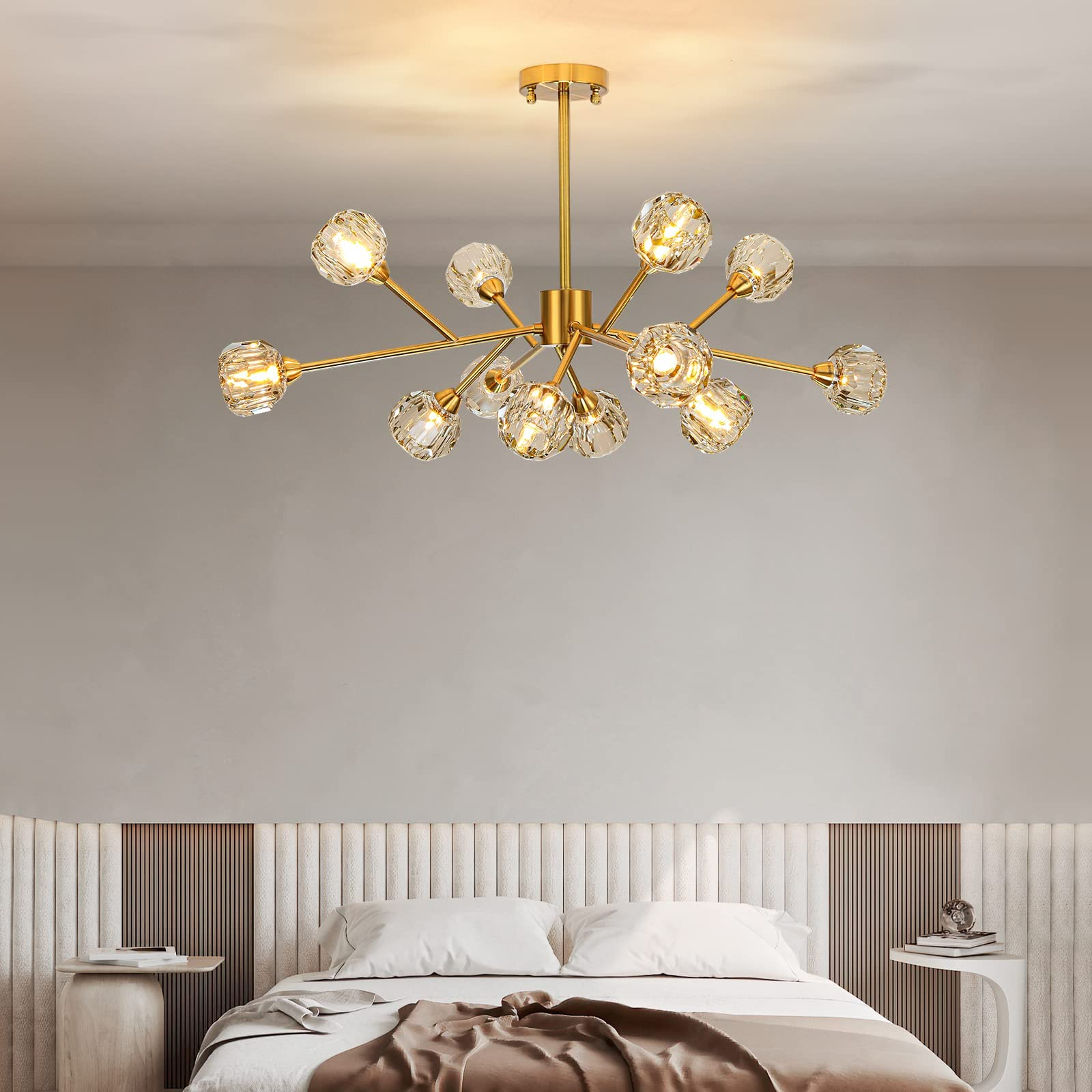 Brass Sputnik Chandelier by USOR - Australian Chandelier Store