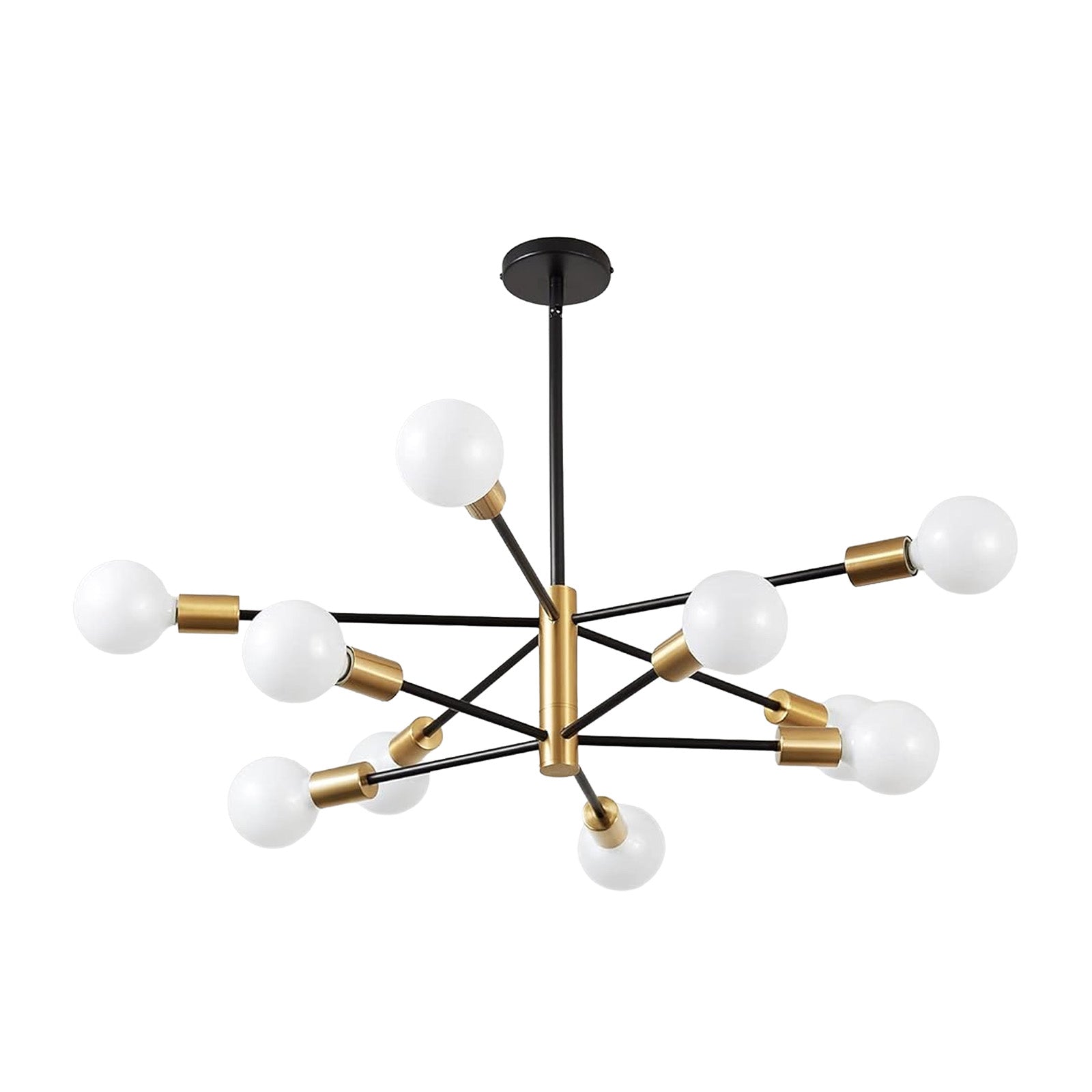 Sputnik Chandelier 12 Light Modern Pendant 3 Color Ceiling Light CL-HWGC12
