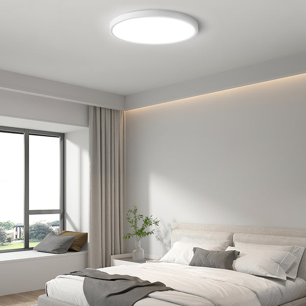 LED Ceiling Down Light Round 26/36W Ultra-THIN 2CM Oyster Lamp Modern Cool White