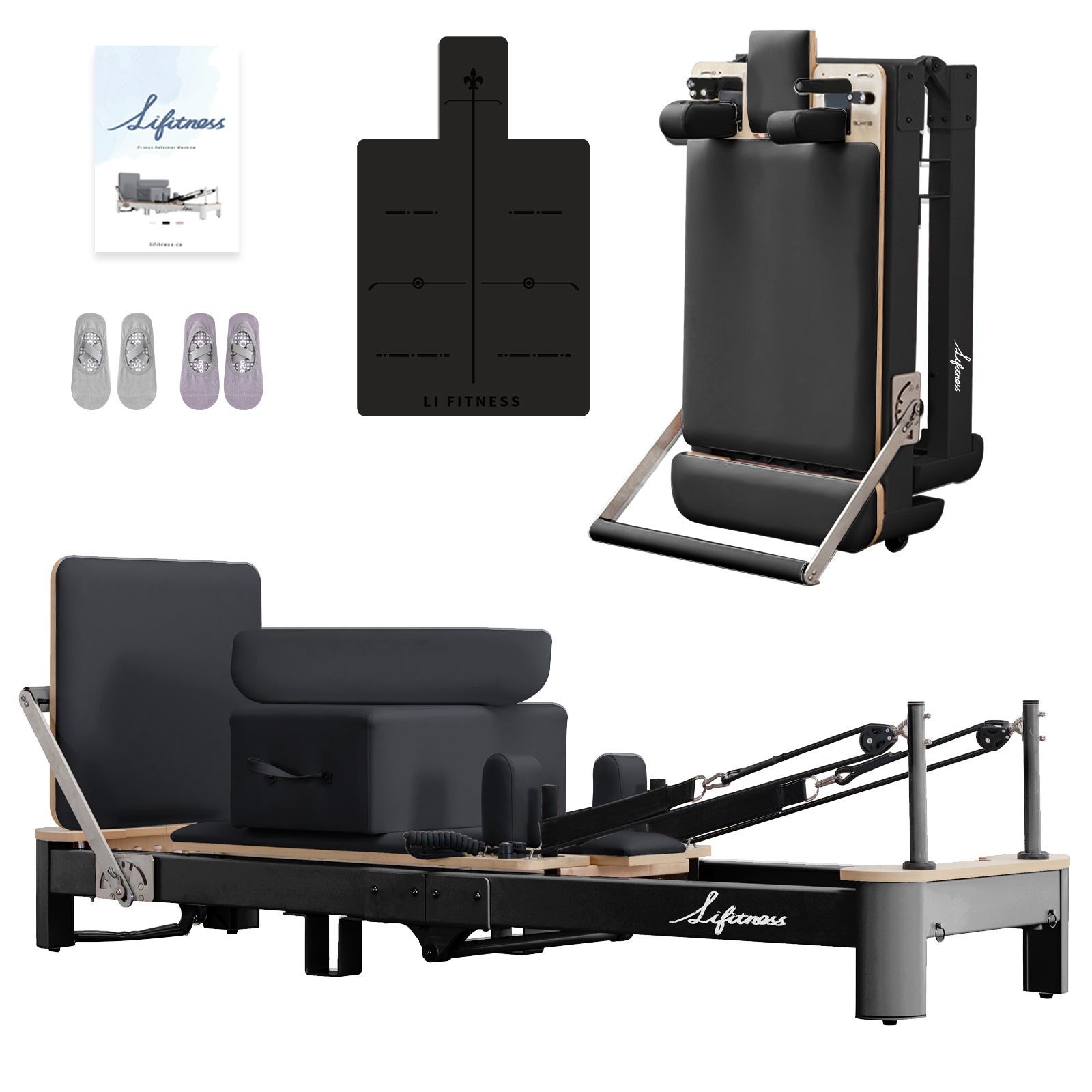 Foldable Pilates Reformer by USOR - Australian Sport & Fitness Store