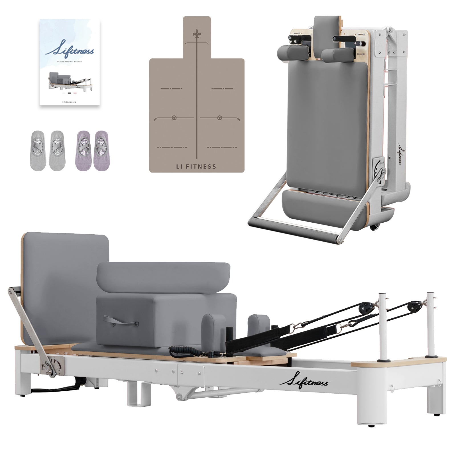 Foldable Pilates Reformer by USOR - Australian Sport & Fitness Store