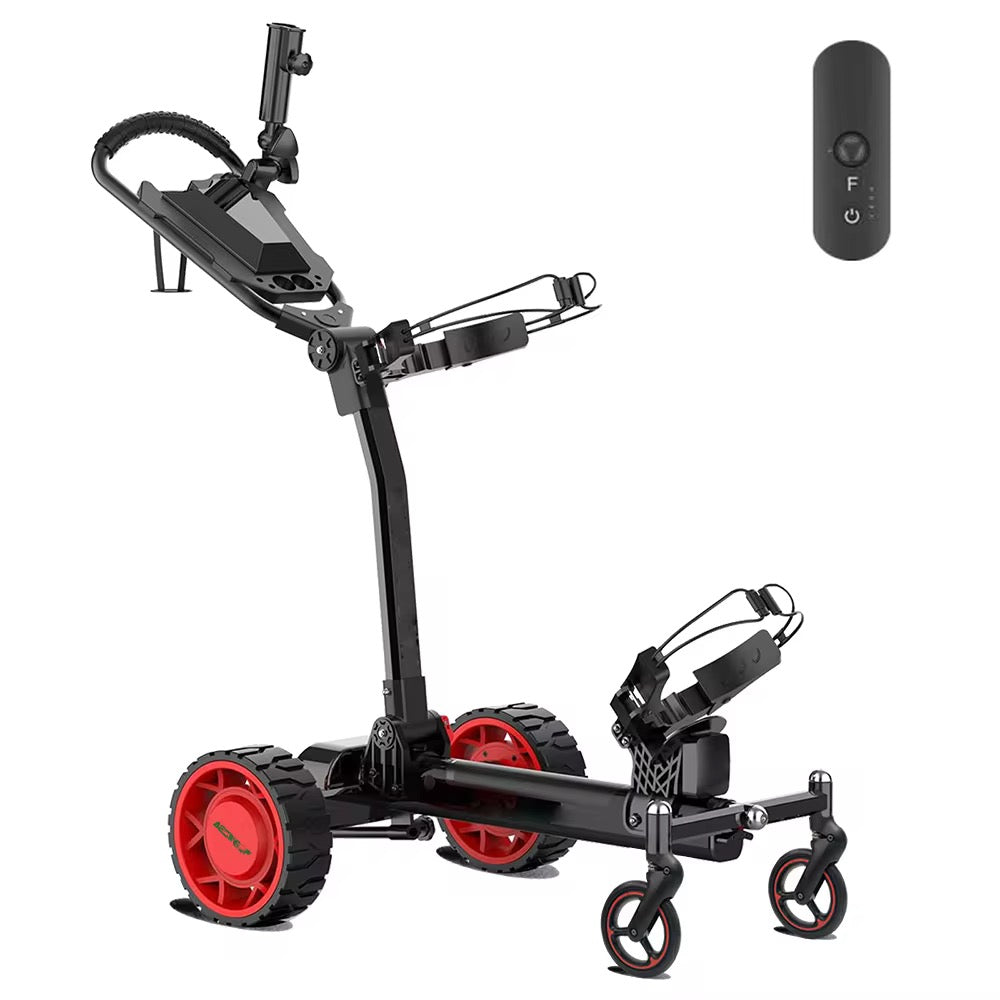 Follow Me Electric Golf Cart Buggy Remote Control Foldable Trolley 500W