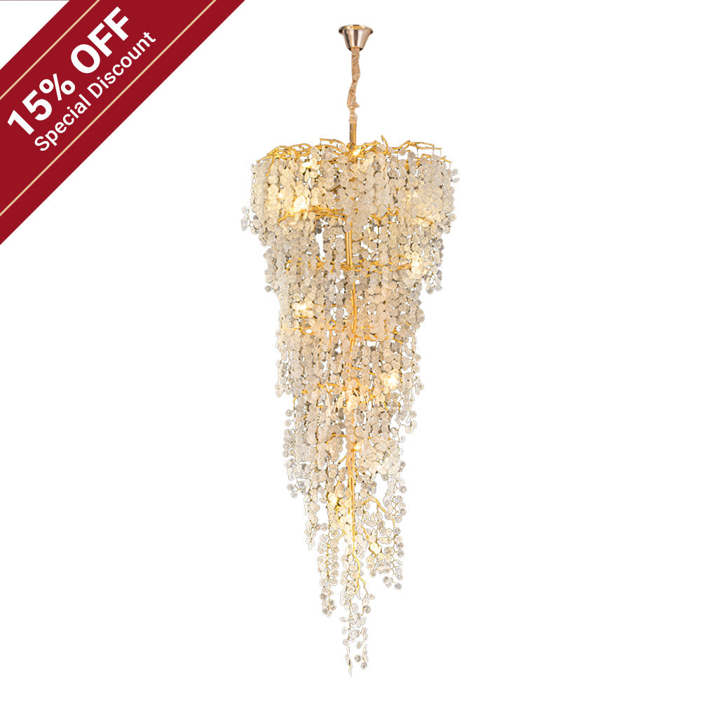 20 Lights Luxury Crystal Tree Branches Chandelier by USOR - Australian Chandelier Store