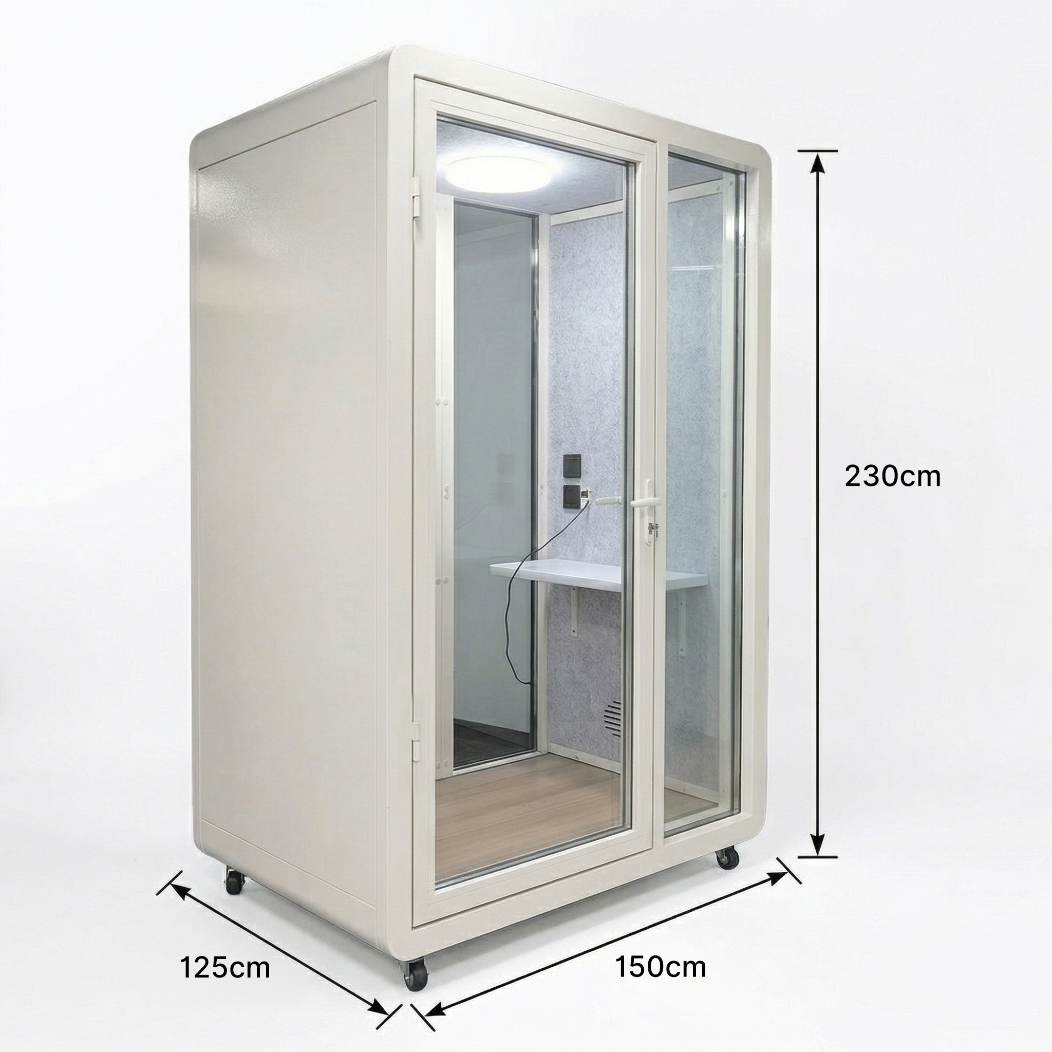 Made-to-Order Soundproof Booth Office Pod Privacy Phone Booth Portable Quiet Meeting Room
