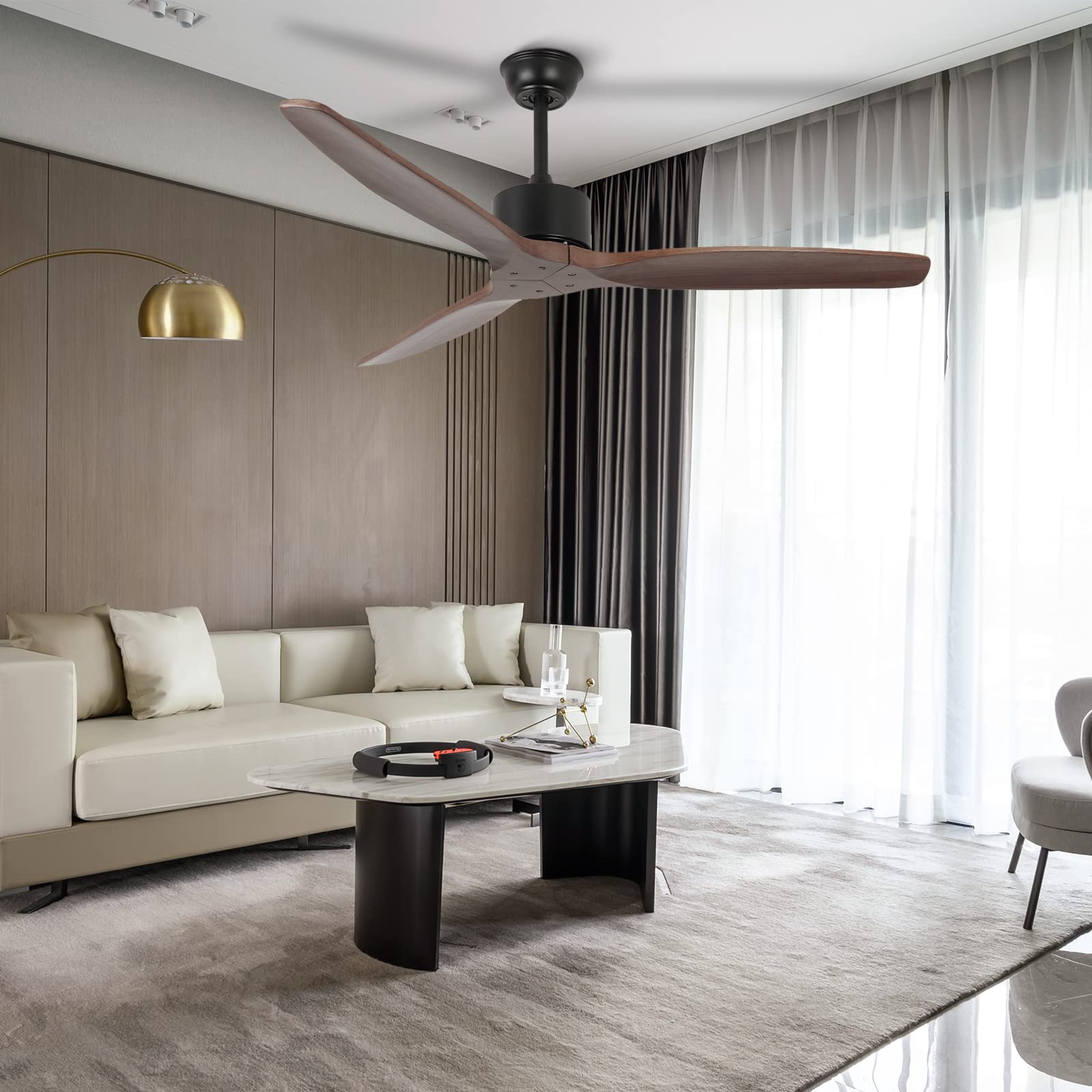 3 Wood Blades Ceiling Fan by USOR - Australian Ceiling Fan Store