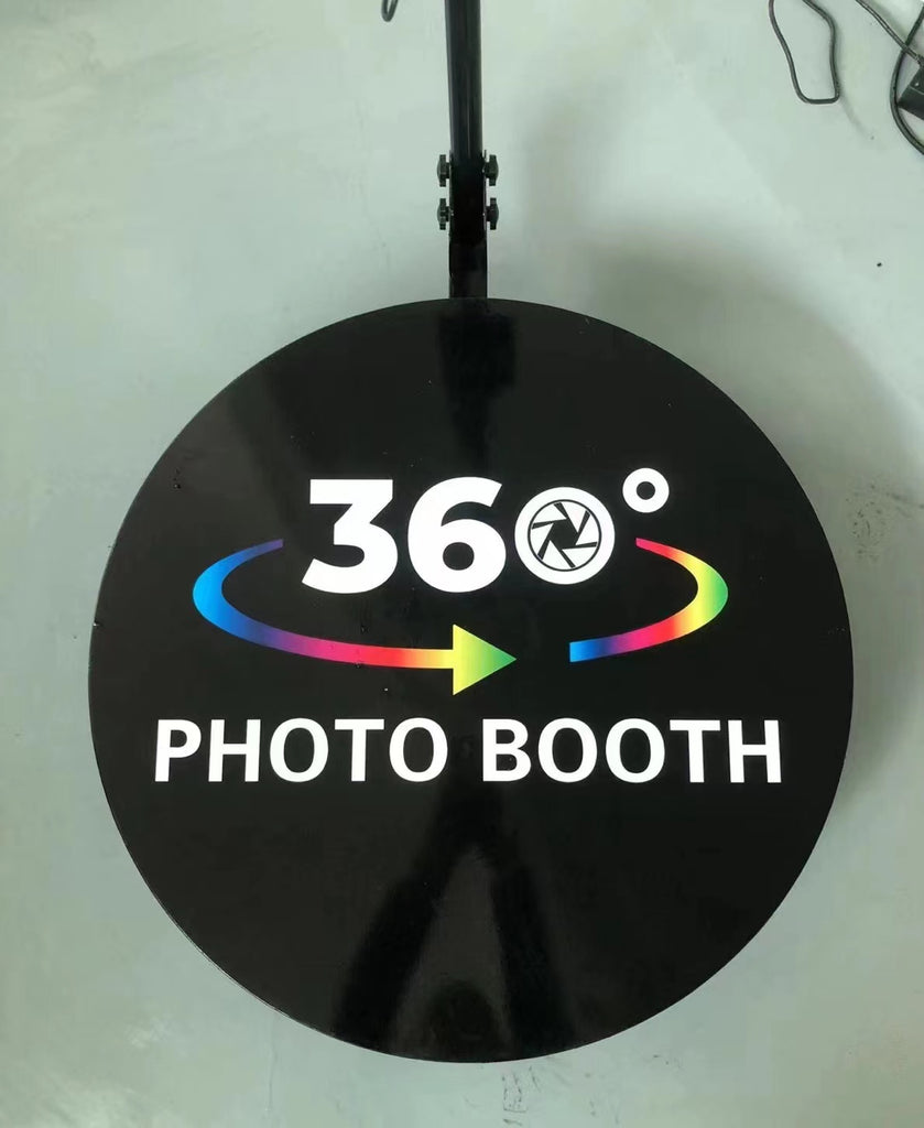 360 Degree Auto Rotating Panoramic Photo Booth Machine For Party With Flight Case