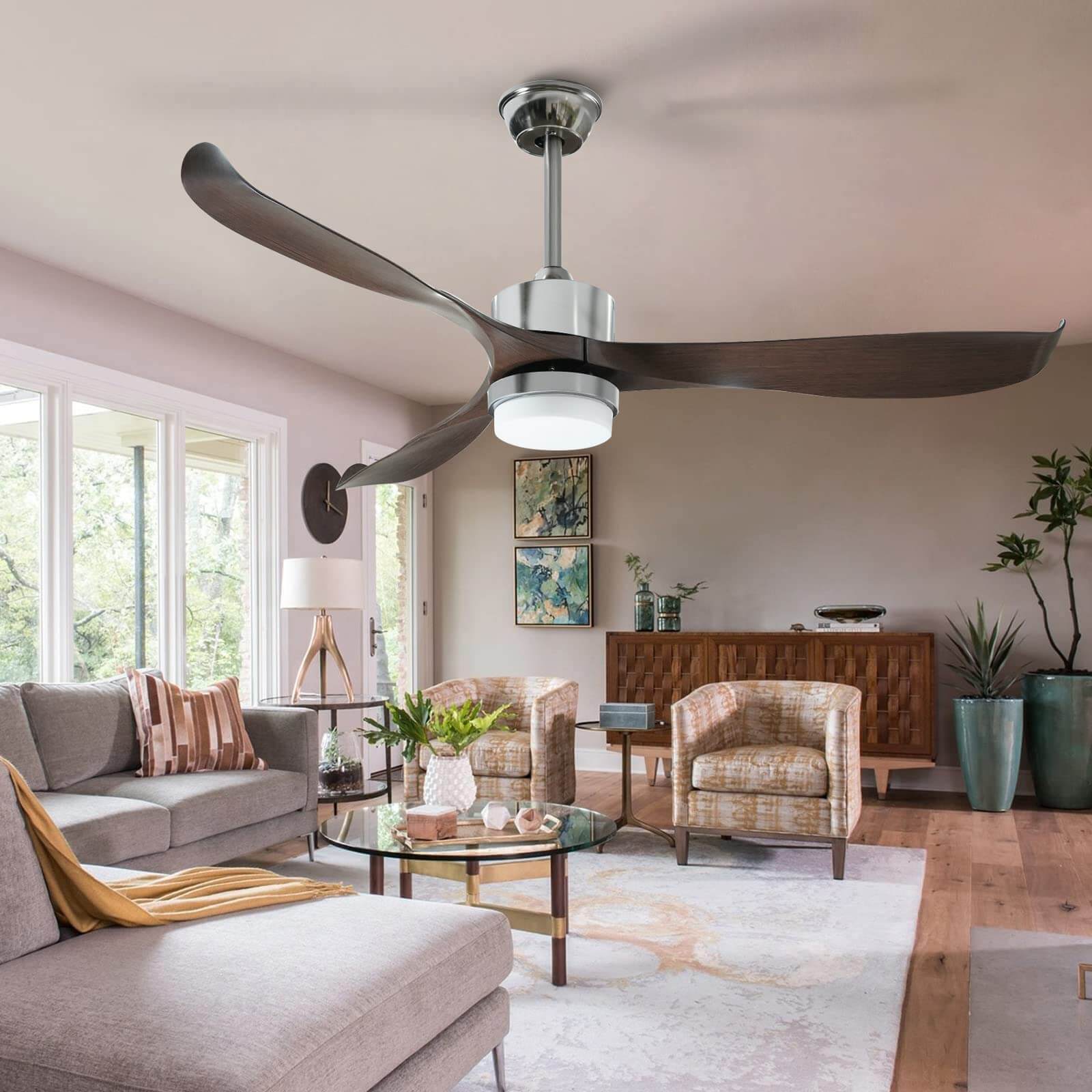 56" Ceiling Fan with Light by USOR - Australian Chandelier Store
