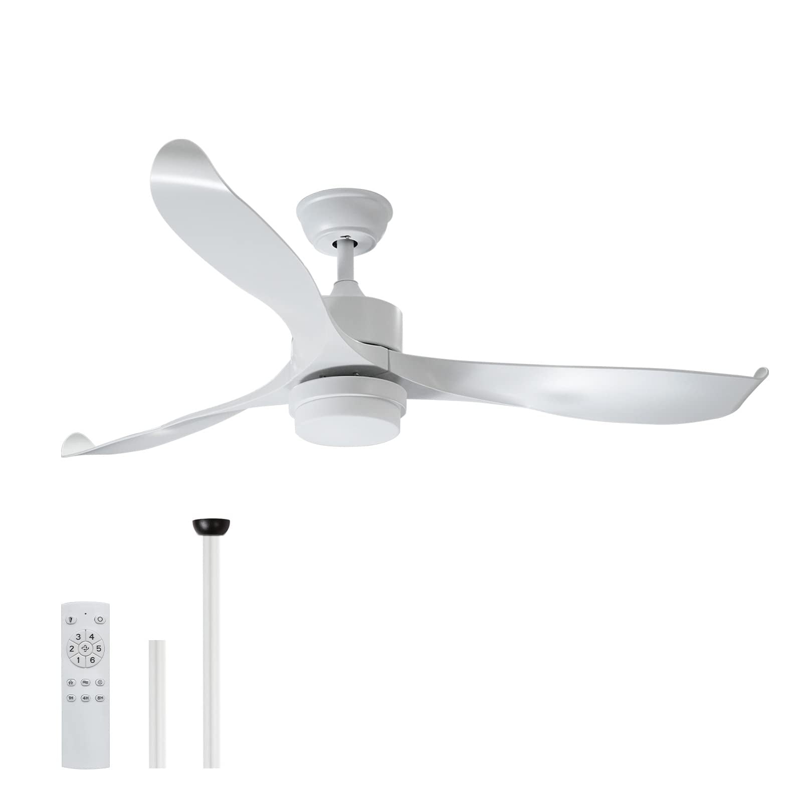 56'' Ceiling Fan with Light by USOR - Australian Chandelier Store