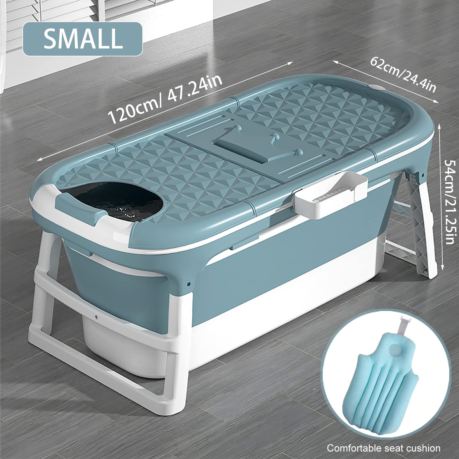 120*62cm Adult Foldable Bathtub by USOR - Australian Furniture& Homeware Store