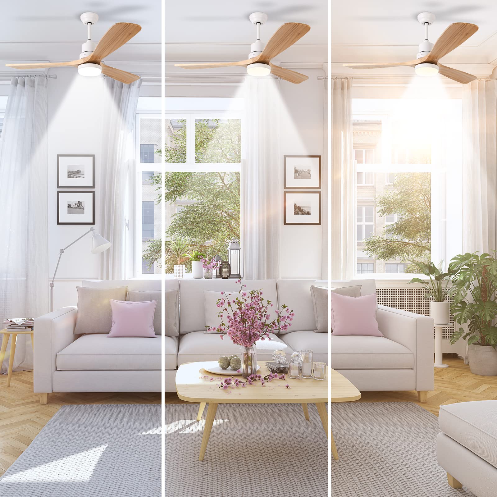 52'' Ceiling Fan with Lightby USOR - Australian Ceiling Fan Store