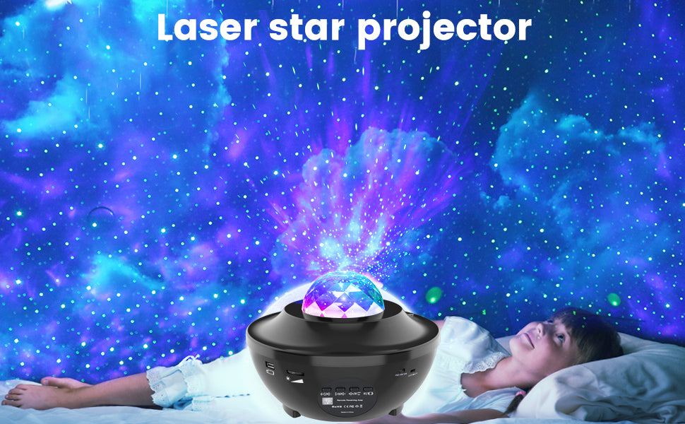 LED Galaxy Projector Light Starry Night Lamp Star Sky Cosmos Night Light Gift