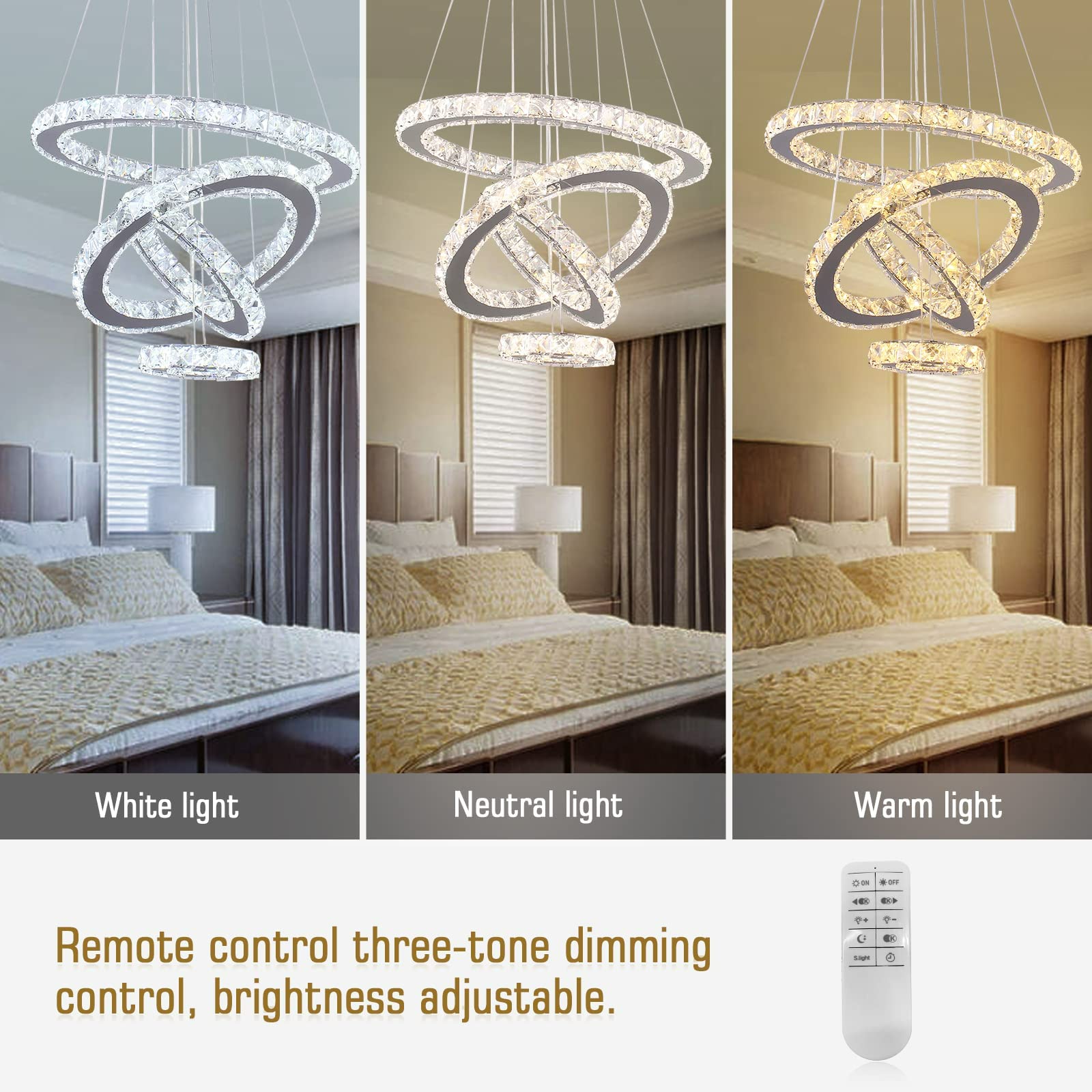 4/6Rings Crystal Chandelier by USOR - Australian Chandelier Store