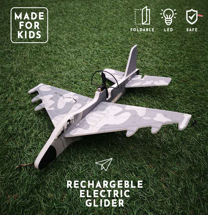 Rechargable Hand Throwing Airplane Toy
